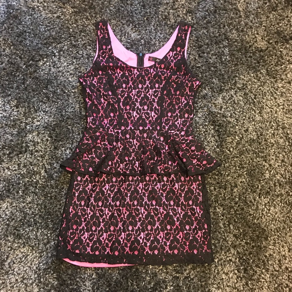 Peplum Mini Dress